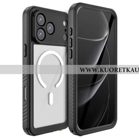 Kuori iPhone 17 Pro Max Läpinäkyvä Magsafe-yhteensopiva Vedenpitävä Ip68