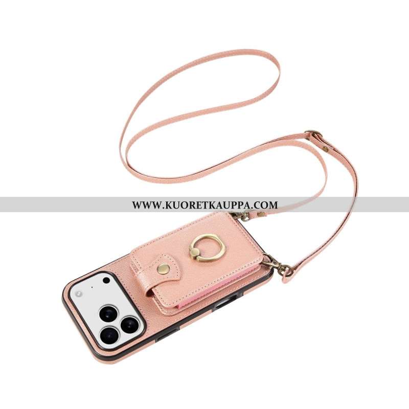 Kuori iPhone 17 Pro Monikorttikotelo Ja Olkahihna