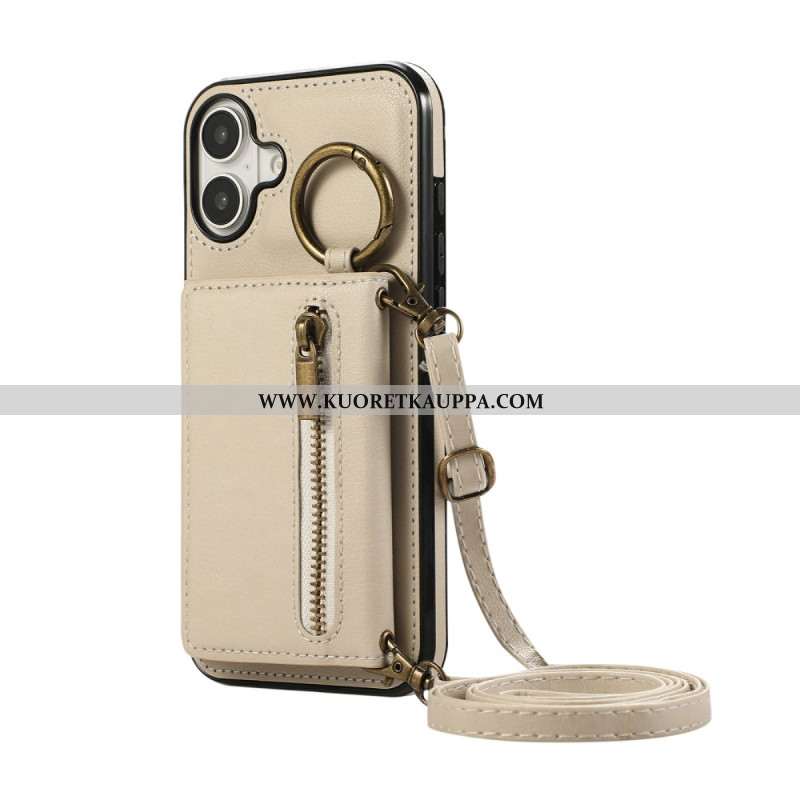 Kuori iPhone 17 Vetoketjullinen Lompakko