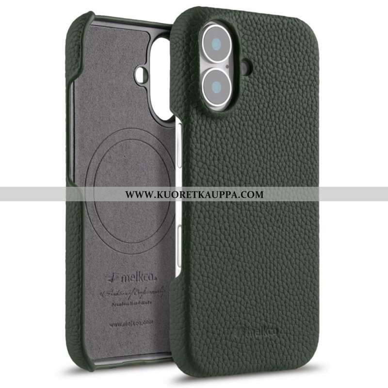 Kuori iPhone 17 Yhteensopiva Magsafe Leather And Microfiber -kotelon Kanssa