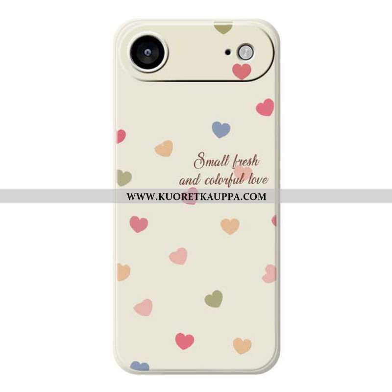 Kuori iPhone Air Värikkäitä Sydämiä