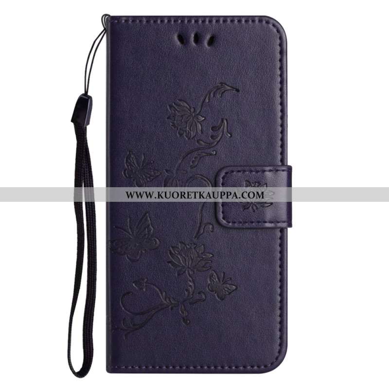 Lederhüllen Xiaomi Redmi Note 14 Pro 5g Handyhülle Blumenmuster