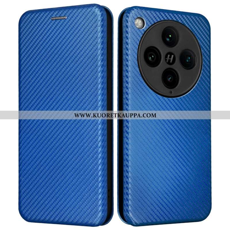 Nahkakotelo Oppo Find X8 Pro Hiilikuitu