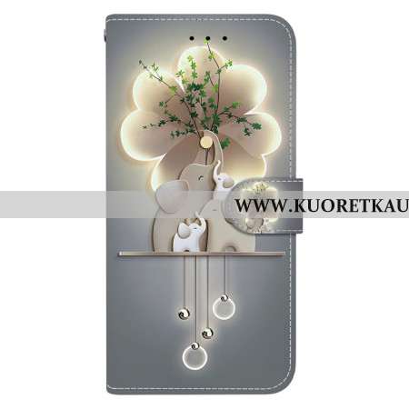 Nahkakotelo Samsung Galaxy S26 Kolme Norsua