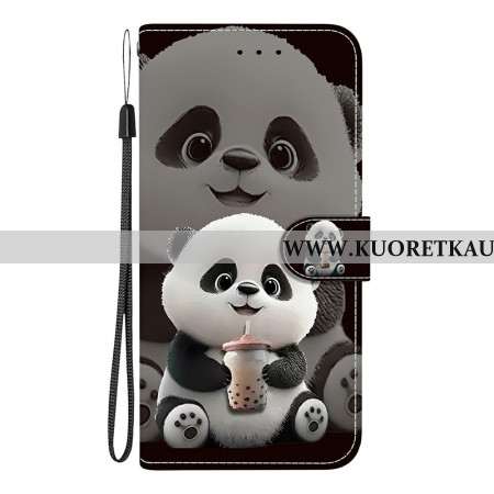 Nahkakotelo Samsung Galaxy S26 Pieni Panda