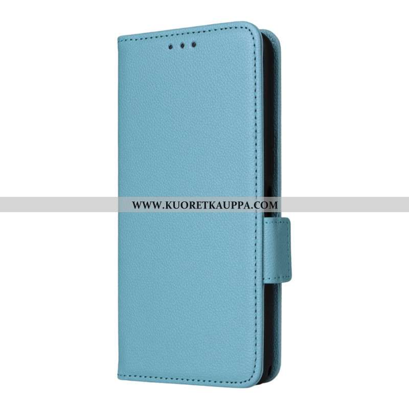 Nahkakotelo Sony Xperia 1 Vii Litsikuvio Hihnalla