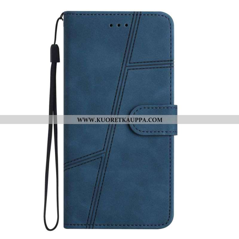 Nahkakotelo Xiaomi 15t Viivat Ja Raidat