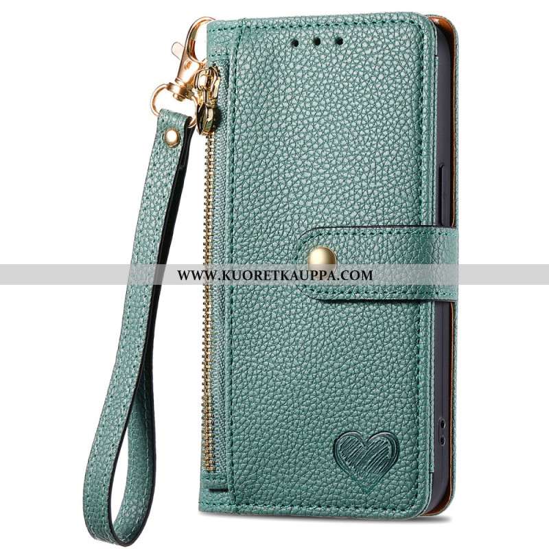 Nahkakotelo Xiaomi Redmi Note 14 Pro Plus 5g Pehmustettu Tasku Ja Rfid-suoja