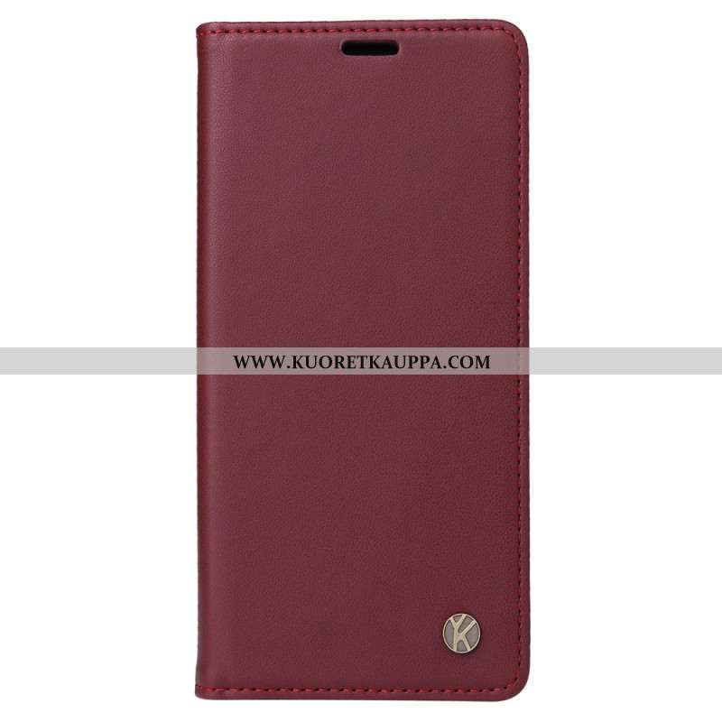 Nahkakotelo Xiaomi Redmi Note 14 Pro Plus 5g Yikatu Keinonahka