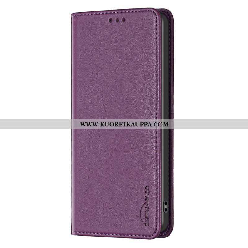 Nahkakotelo Xiaomi Redmi Note 15 5g Binfen Color Nahkakuvio