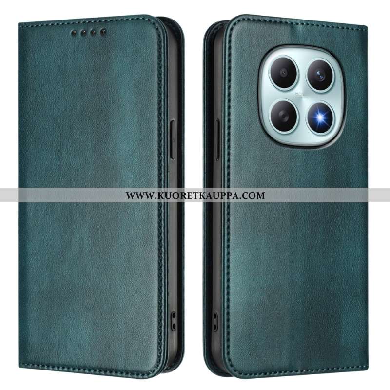 Nahkakotelo Xiaomi Redmi Note 15 5g Retro Rfid-suojauksella