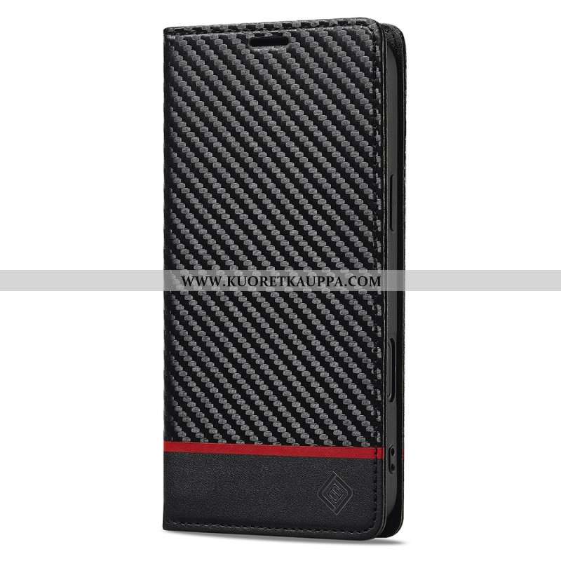 Nahkakotelo iPhone 17 Hiilikuitu Lc.imeeke