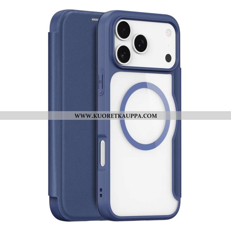 Nahkakotelo iPhone 17 Pro Max Magsafe-yhteensopiva Skin X Pro -sarja Dux Ducis