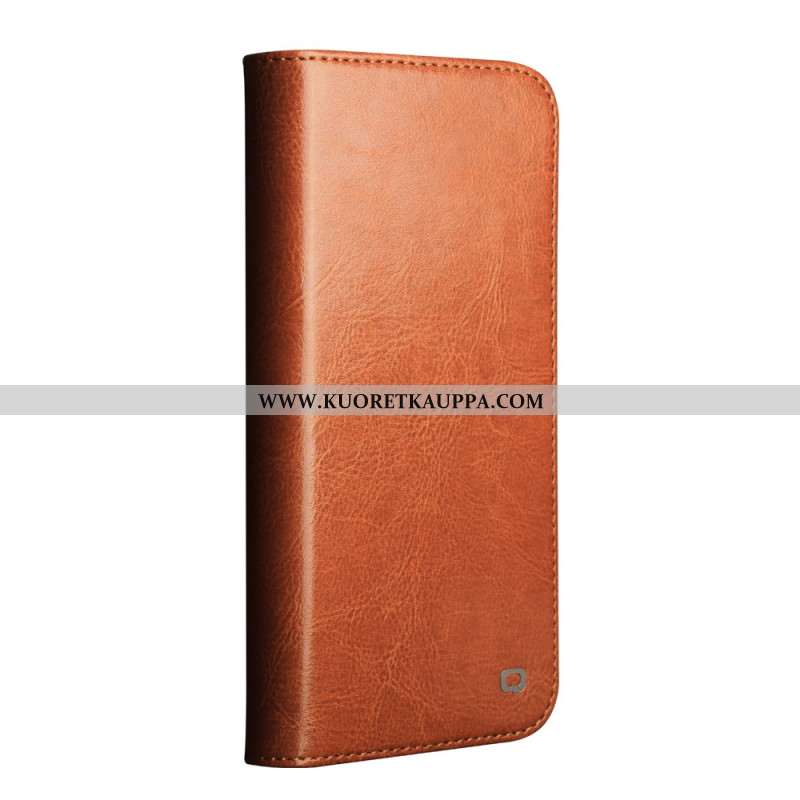 Nahkakotelo iPhone 17 Pro Max Qialino Nahka Suojakuori