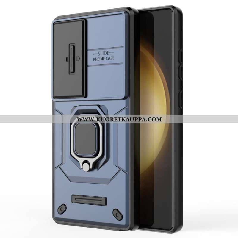 Puhelinkuoret Samsung Galaxy S25 Ultra 5g Kestävä Rengas Linssinsuojalla