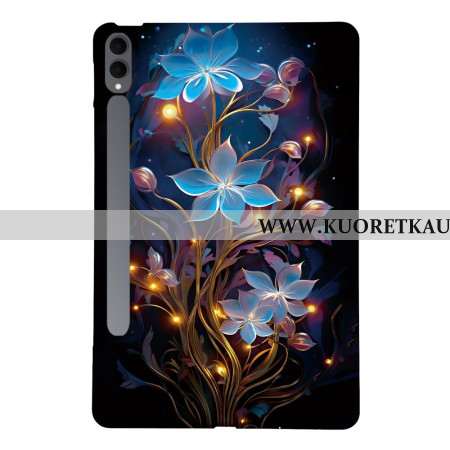 Puhelinkuoret Samsung Galaxy Tab S11 Ultra Sinisiä Kukkia