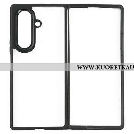 Puhelinkuoret Samsung Galaxy Z Fold 7 Iskunkestävä Läpinäkyvällä Takaosalla