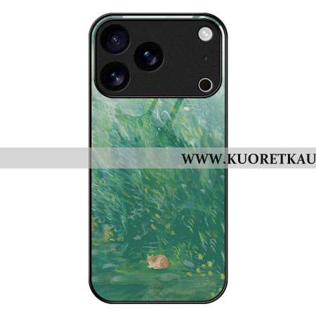Puhelinkuoret iPhone 17 Pro Max Kissakuvioinen Karkaistu Lasi