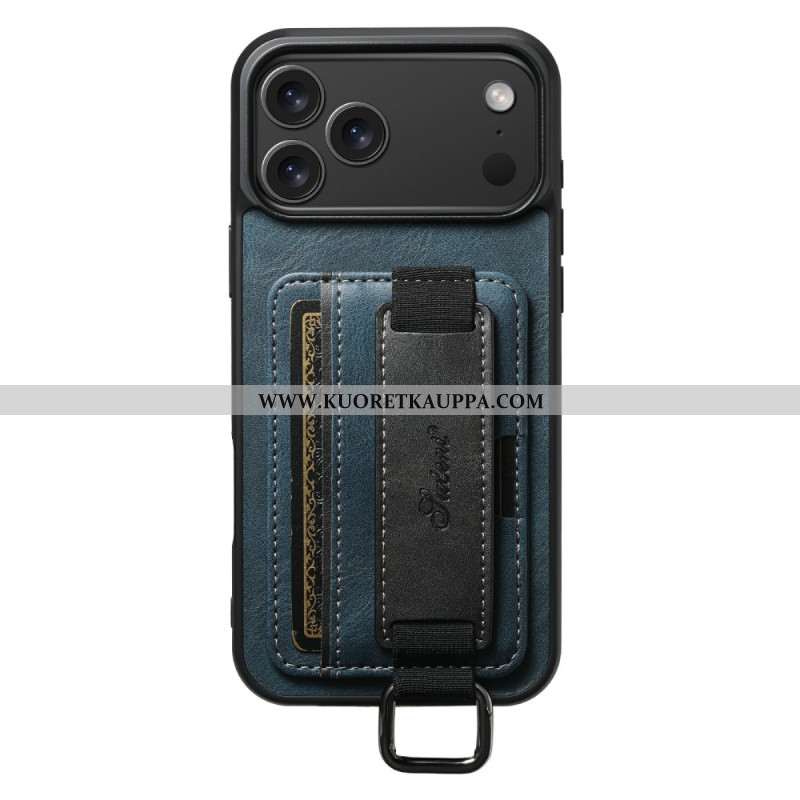 Puhelinkuoret iPhone 17 Pro Retrohenkinen Korttikotelo