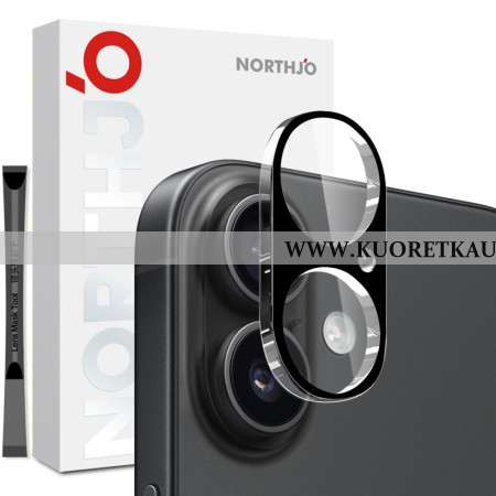 Suojaava Linssi iPhone 17 (musta Kehys)