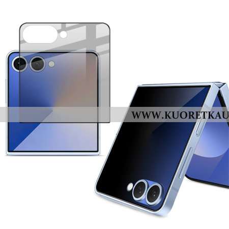 Vakoilunestoinen Karkaistusta Lasisesta Takasuojasta Samsung Galaxy Z Flip 7