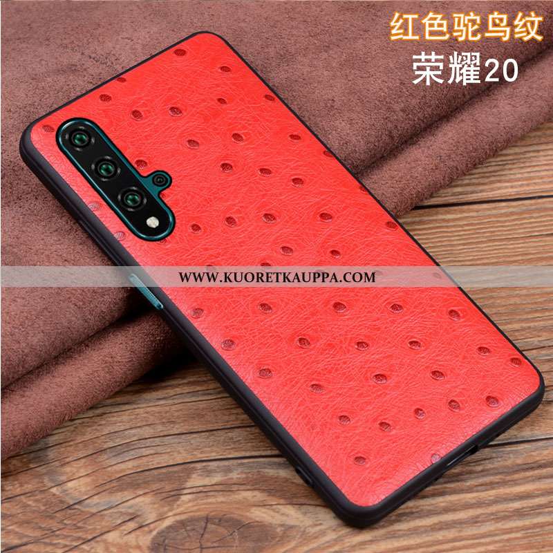 Kuori Honor 20, Kuoret Honor 20, Kotelo Honor 20 Aito Nahka Silikoni Uusi Ylellisyys Mustat