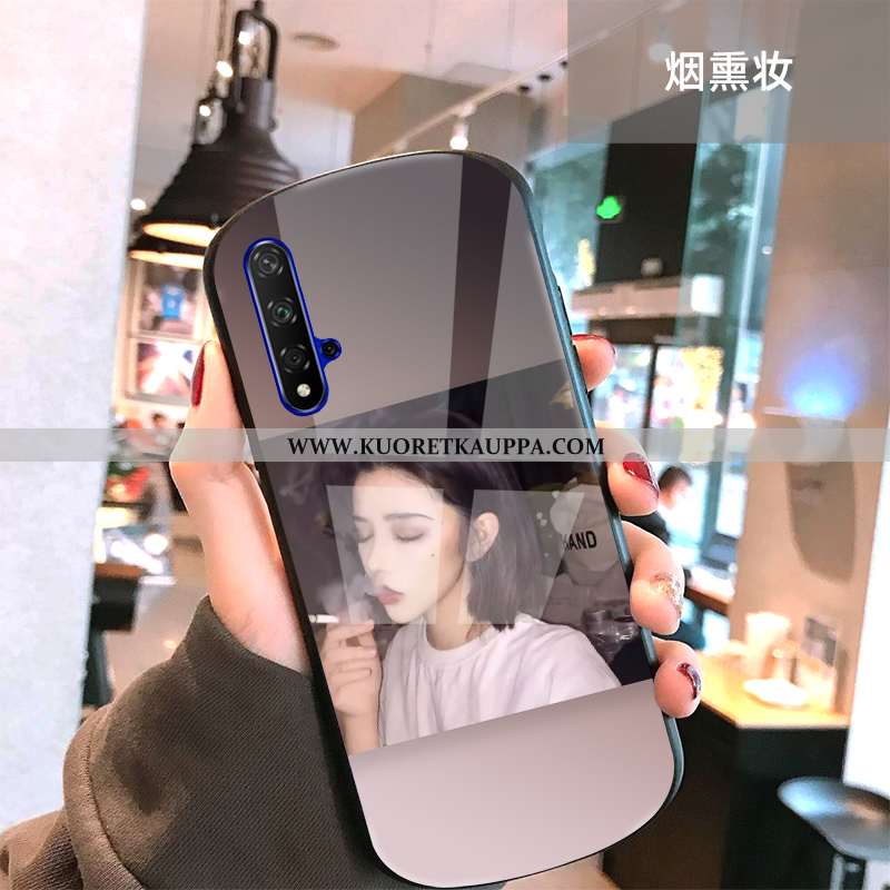 Kuori Honor 20, Kuoret Honor 20, Kotelo Honor 20 Lasi Suuntaus Kaari Musta Mustat