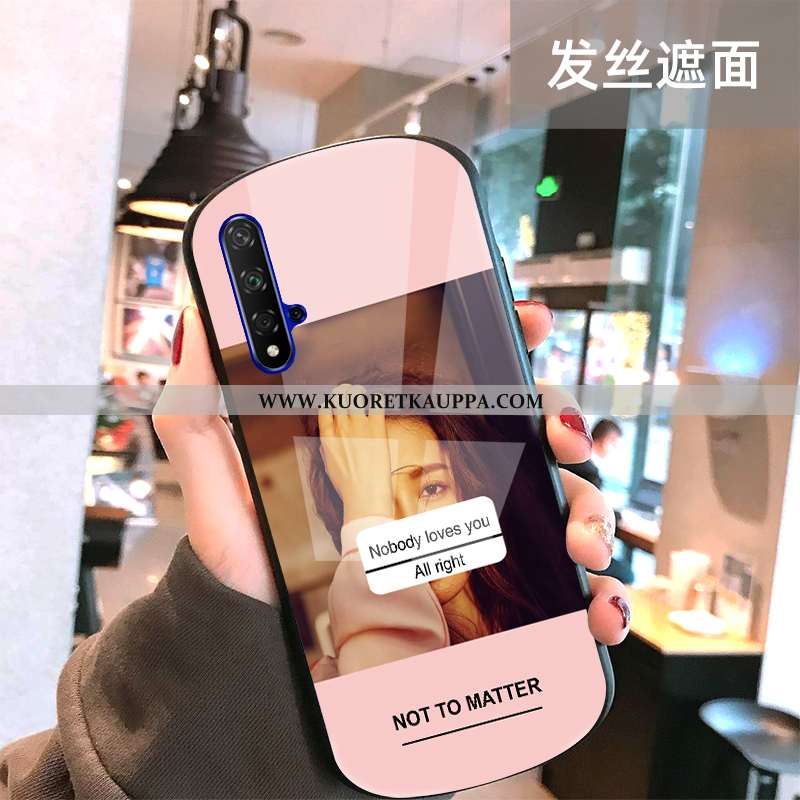 Kuori Honor 20, Kuoret Honor 20, Kotelo Honor 20 Lasi Suuntaus Kaari Musta Mustat