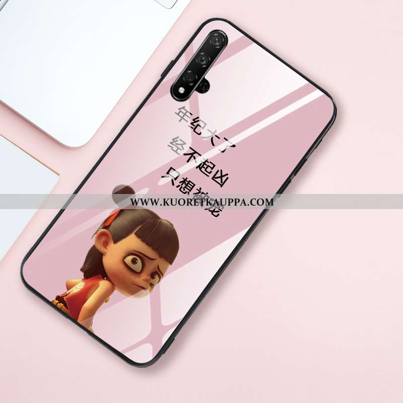 Kuori Honor 20, Kuoret Honor 20, Kotelo Honor 20 Luova Suuntaus Peili Lasi Pinkki