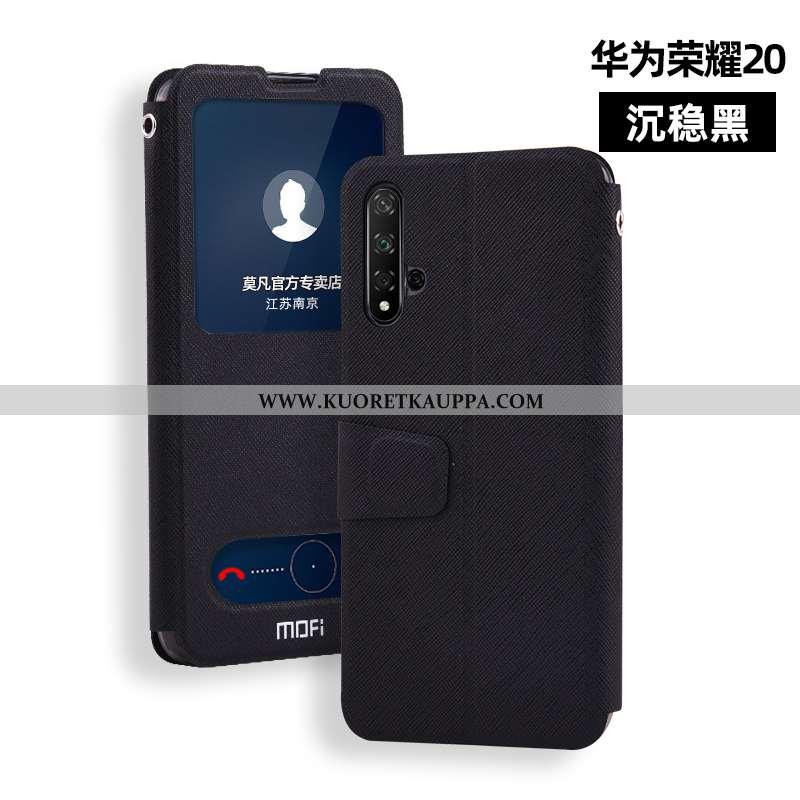 Kuori Honor 20, Kuoret Honor 20, Kotelo Honor 20 Nahkakuori Silikoni All Inclusive Puhelimen Khaki