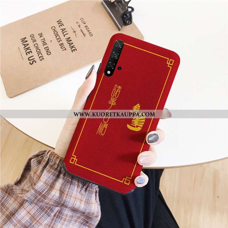 Kuori Honor 20, Kuoret Honor 20, Kotelo Honor 20 Pehmeä Neste Silikoni Punainen Rakastunut