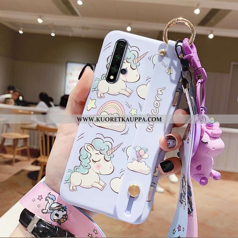 Kuori Honor 20, Kuoret Honor 20, Kotelo Honor 20 Sarjakuva Pehmeä Neste Murtumaton Suojaus Pinkki