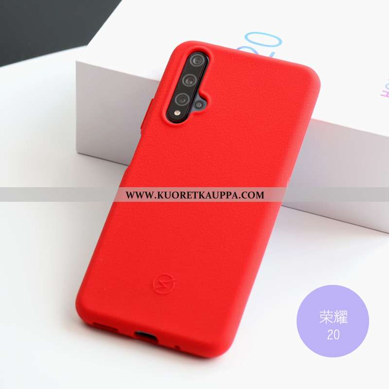 Kuori Honor 20, Kuoret Honor 20, Kotelo Honor 20 Silikoni Suojaus Liukumaton Oranssi Nahka