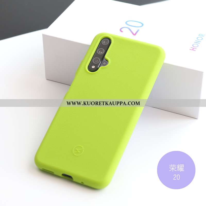 Kuori Honor 20, Kuoret Honor 20, Kotelo Honor 20 Silikoni Suojaus Liukumaton Oranssi Nahka