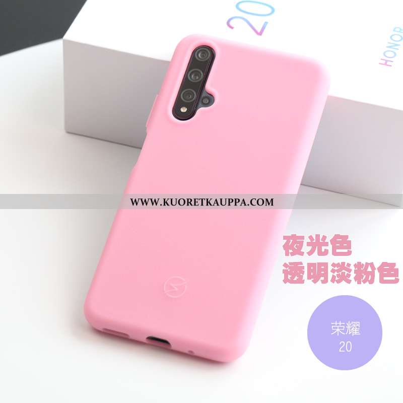 Kuori Honor 20, Kuoret Honor 20, Kotelo Honor 20 Silikoni Suojaus Liukumaton Oranssi Nahka