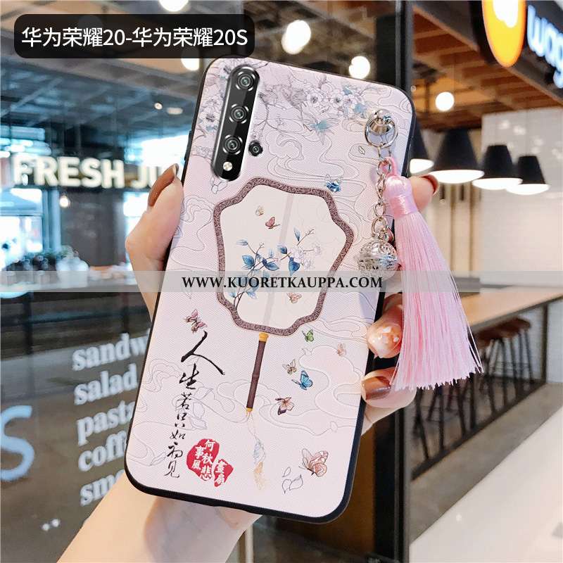 Kuori Honor 20, Kuoret Honor 20, Kotelo Honor 20 Silikoni Suojaus Punainen Fringed