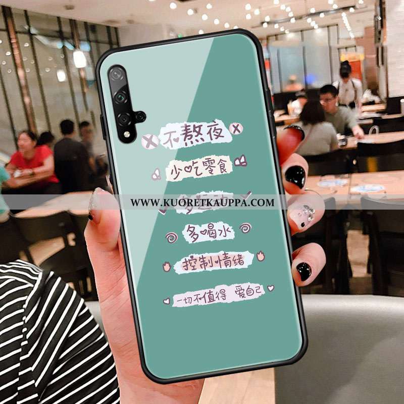 Kuori Honor 20, Kuoret Honor 20, Kotelo Honor 20 Suojaus Lasi Murtumaton Nuoret Puhelimen Vihreä