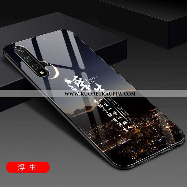 Kuori Honor 20, Kuoret Honor 20, Kotelo Honor 20 Suojaus Lasi Silikoni Luova Puhelimen Punainen