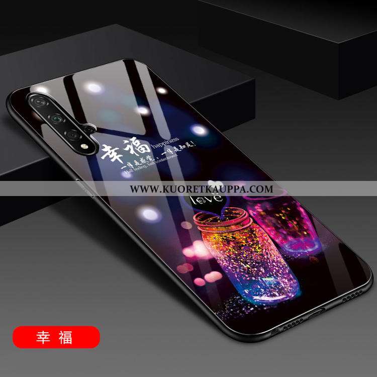 Kuori Honor 20, Kuoret Honor 20, Kotelo Honor 20 Suojaus Lasi Silikoni Luova Puhelimen Punainen