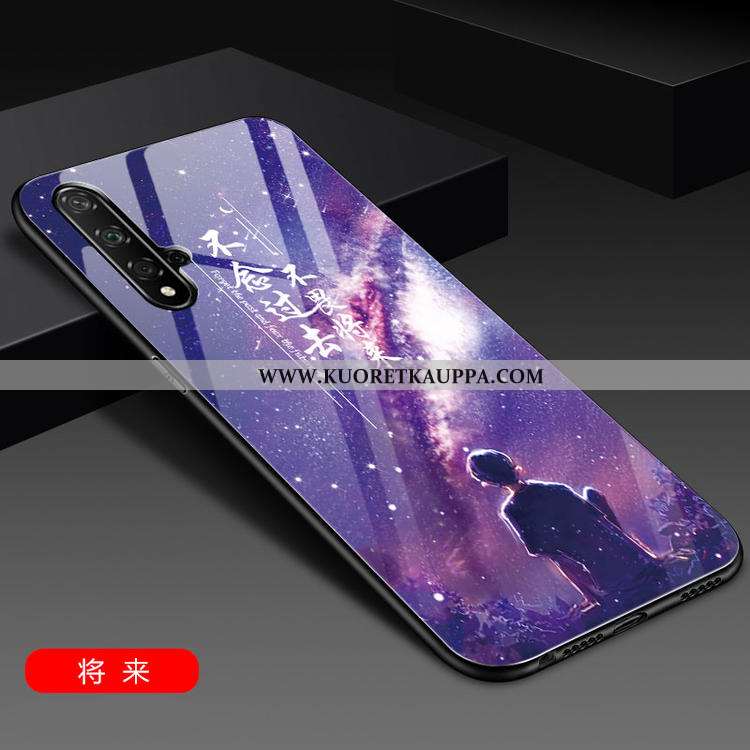 Kuori Honor 20, Kuoret Honor 20, Kotelo Honor 20 Suojaus Lasi Silikoni Luova Puhelimen Punainen