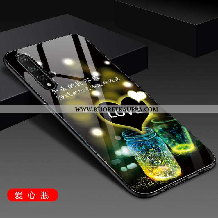 Kuori Honor 20, Kuoret Honor 20, Kotelo Honor 20 Suojaus Lasi Silikoni Luova Puhelimen Punainen