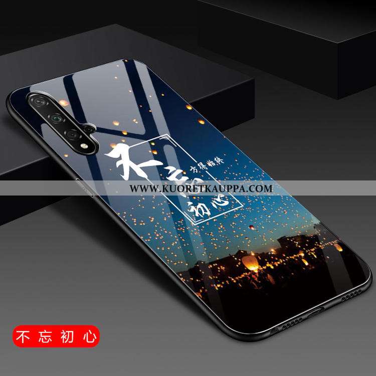 Kuori Honor 20, Kuoret Honor 20, Kotelo Honor 20 Suojaus Lasi Silikoni Luova Puhelimen Punainen