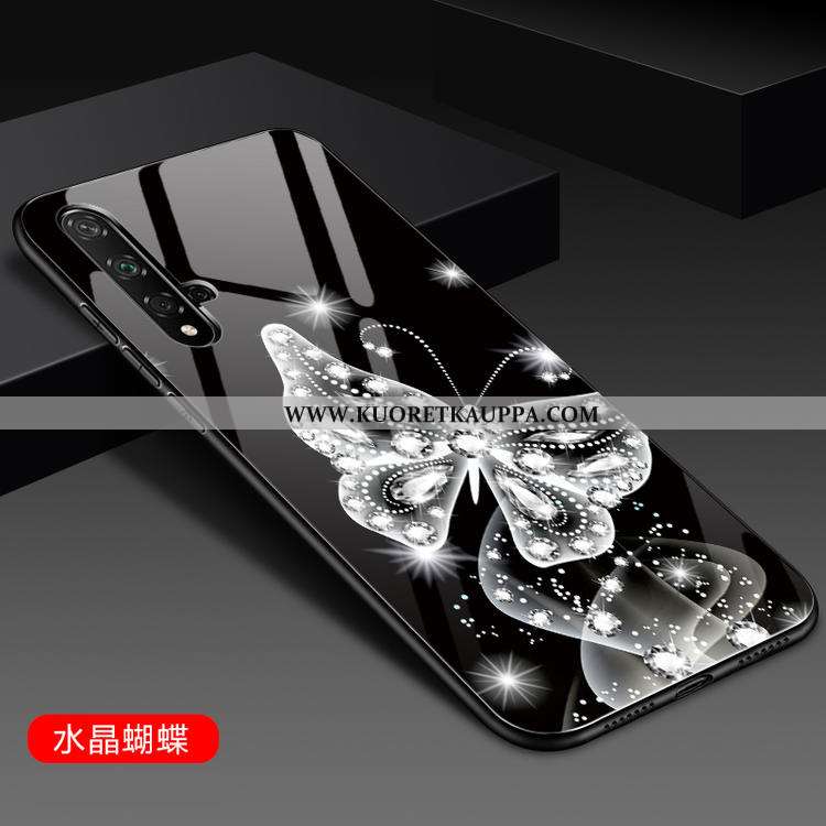 Kuori Honor 20, Kuoret Honor 20, Kotelo Honor 20 Suojaus Lasi Silikoni Luova Puhelimen Punainen