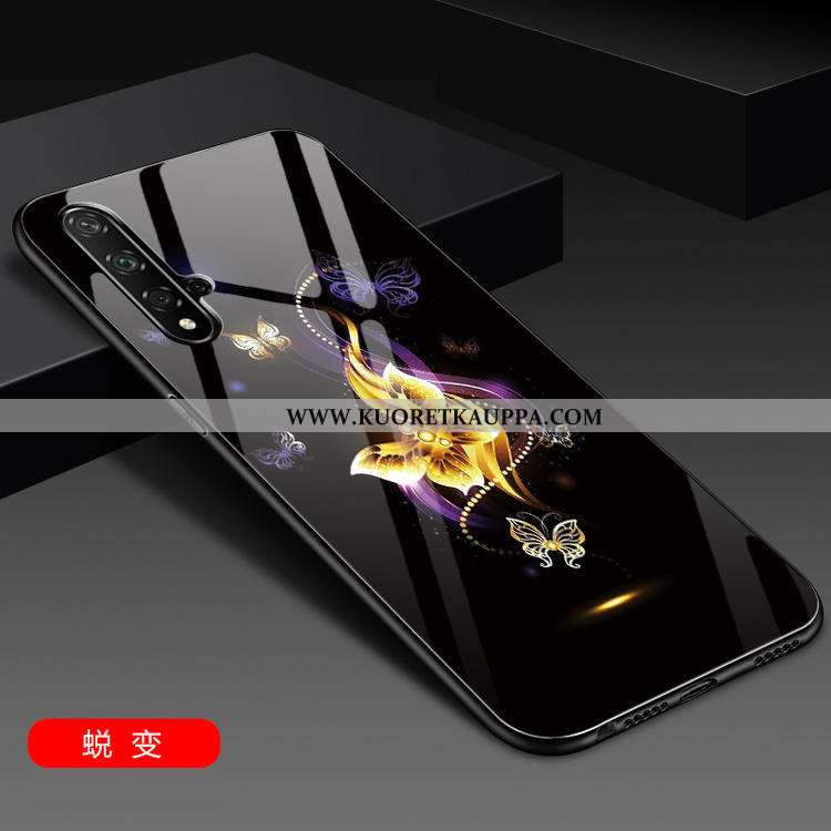 Kuori Honor 20, Kuoret Honor 20, Kotelo Honor 20 Suojaus Lasi Silikoni Luova Puhelimen Punainen