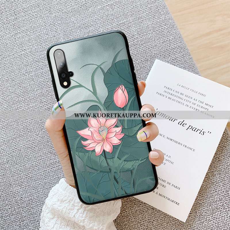 Kuori Honor 20, Kuoret Honor 20, Kotelo Honor 20 Suojaus Pesty Suede Puhelimen Suuntaus Kohokuvioint