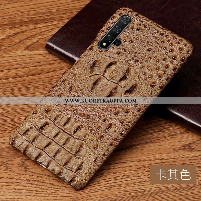 Kuori Honor 20, Kuoret Honor 20, Kotelo Honor 20 Suojaus Ylellisyys Nahka Ylellisyys Kukkakuvio Must