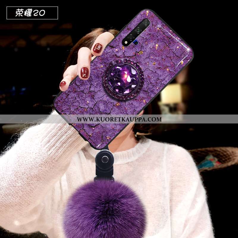 Kuori Honor 20, Kuoret Honor 20, Kotelo Honor 20 Suuntaus Pehmeä Neste Murtumaton Net Red Tuki Vihre