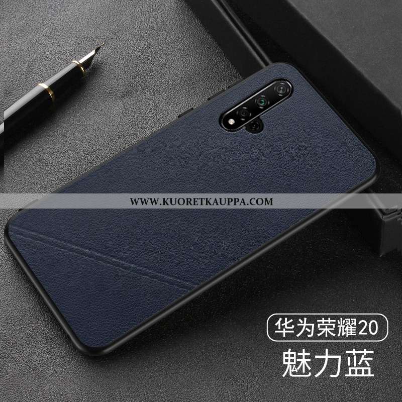 Kuori Honor 20, Kuoret Honor 20, Kotelo Honor 20 Suuntaus Suojaus Aito Nahka All Inclusive Tila Must