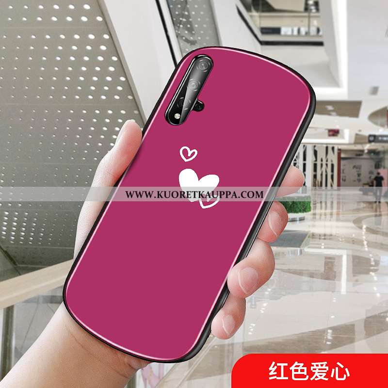 Kuori Honor 20, Kuoret Honor 20, Kotelo Honor 20 Suuntaus Suojaus Rakkaus Net Red Tuuli Punainen