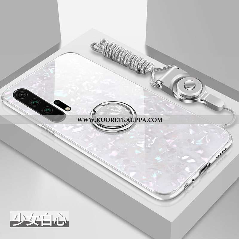 Kuori Honor 20 Pro, Kuoret Honor 20 Pro, Kotelo Honor 20 Pro Lasi Suuntaus Net Red Valkoinen